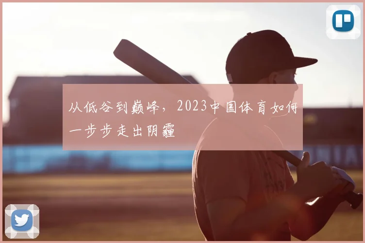 从低谷到巅峰,2023中国体育如何一步步走出阴霾