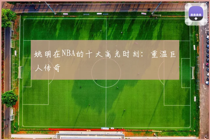姚明在NBA的十大高光时刻:重温巨人传奇