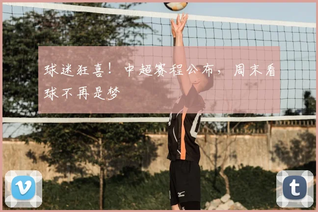 球迷狂喜!中超赛程公布,周末看球不再是梦